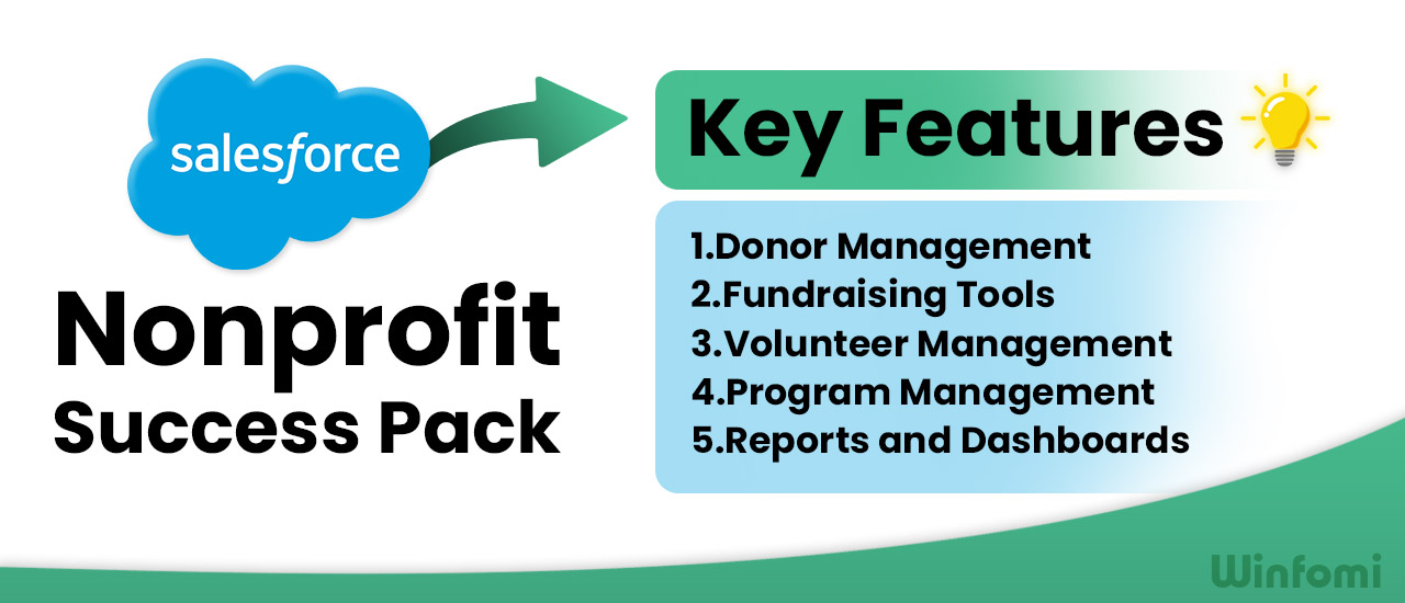 Non-profit success pack implementation key features